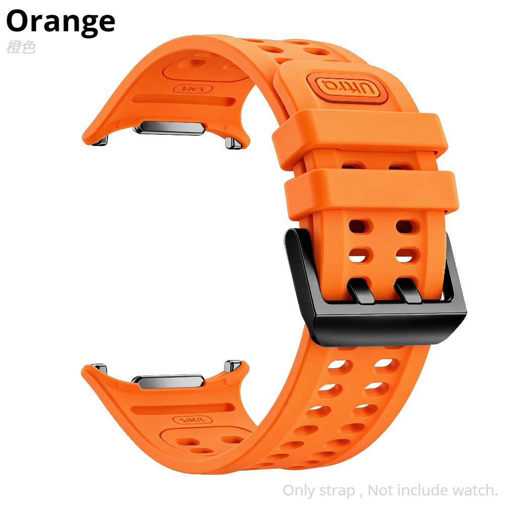 Official Silicone Strap For Samsung Galaxy Watch Ultra 47mm 2026/2025 Sport Marine Band Bracelet for Galaxy Ultra 3/2/1 47mm Wristband