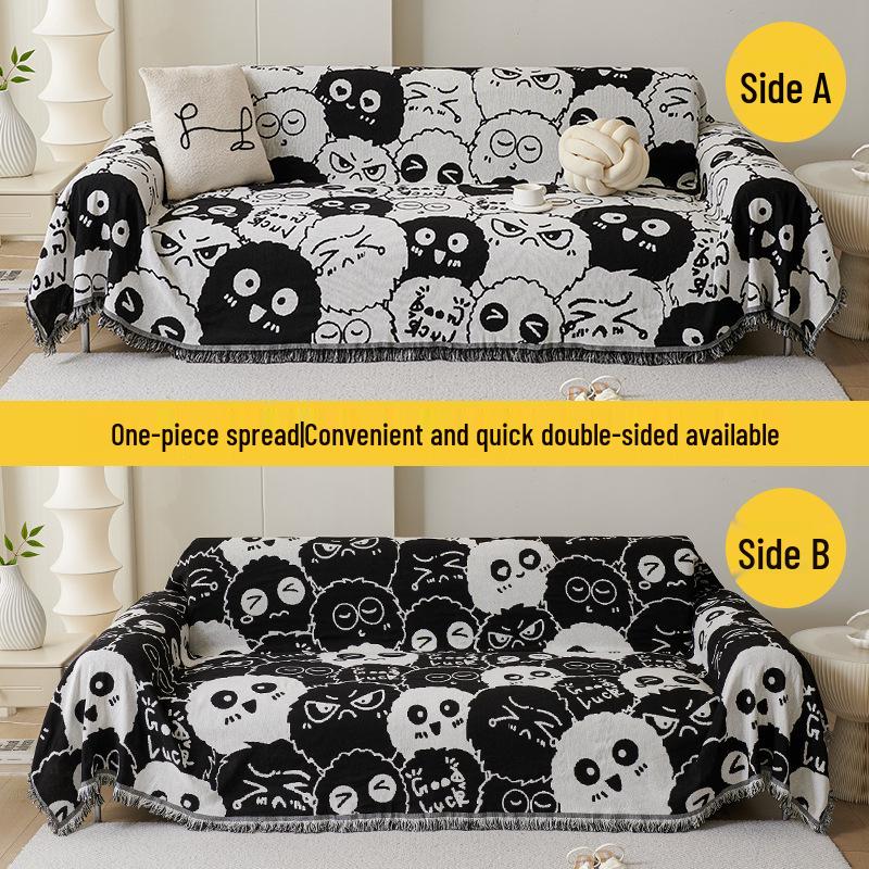 Nordic Style Full Wrap Dustproof Sofa Throw Blanket Cover