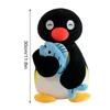 Plüschpinguin 30 cm Weiches Kuscheltier Kissen Niedliche Stofftiere Pinguinpuppe für Komfort Begleiter Jungen Mädchen