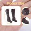 1/6 Scale Action Figure Footwear, Mini High Boots for 12'' Dolls