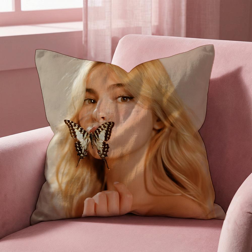 Addison Rae Cushion Cover Multi-Scene Pillow Cover for Home & Car - Reversible, Soft & Durable for Daily Use