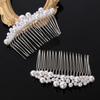 1 PC Wedding Party Haircomb Jewelry Hair Ornaments Bride Barrette Pearl Hairpin Hairwear Bridal Headpiece