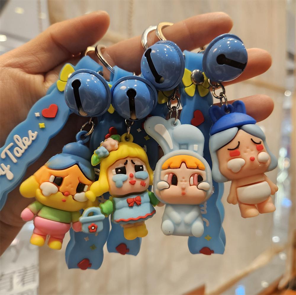 Cartoon Crying Baby Doll Keychain Gift Pendant Blind Box Pendant Student Bag Keychain Pendant