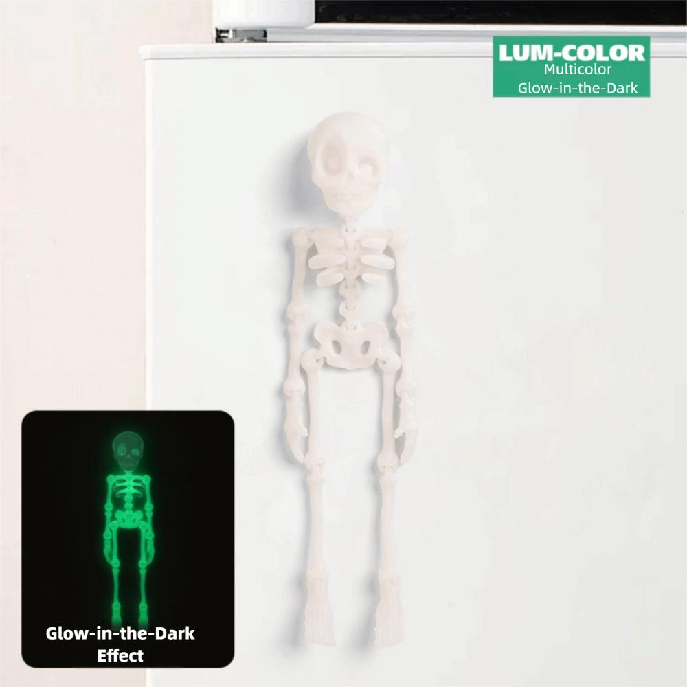 

3D Skeleton Refrigerator Magnets Poseable Decorative Magnets Halloween Decoration Style10