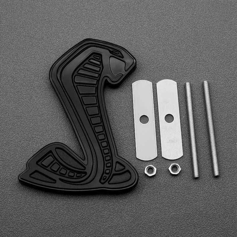 Cobra 3D Styling Metallaufkleber Frontgrill Emblem Karosserie Kotflügel Auto Heckaufkleber Dekor Zubehör Für SVT GT350 R GT500 Shelby