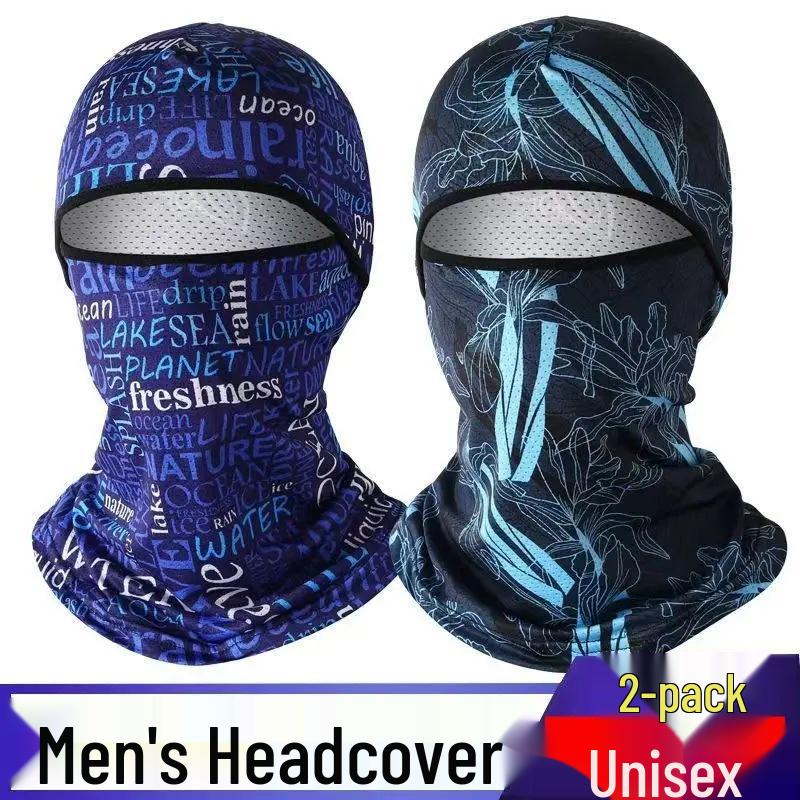 Anti-Burn Ice Silk Welding Headgear: Sweat-Absorbing Full Face & Neck Protection
