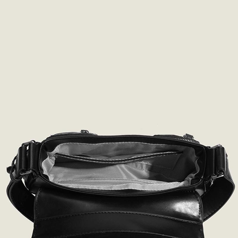 Gothic Punk Cool Dámská taška do podpaží Dívčí Tašky přes rameno Módní Design PU Kůže Dámské Vintage Malé kabelky Tote