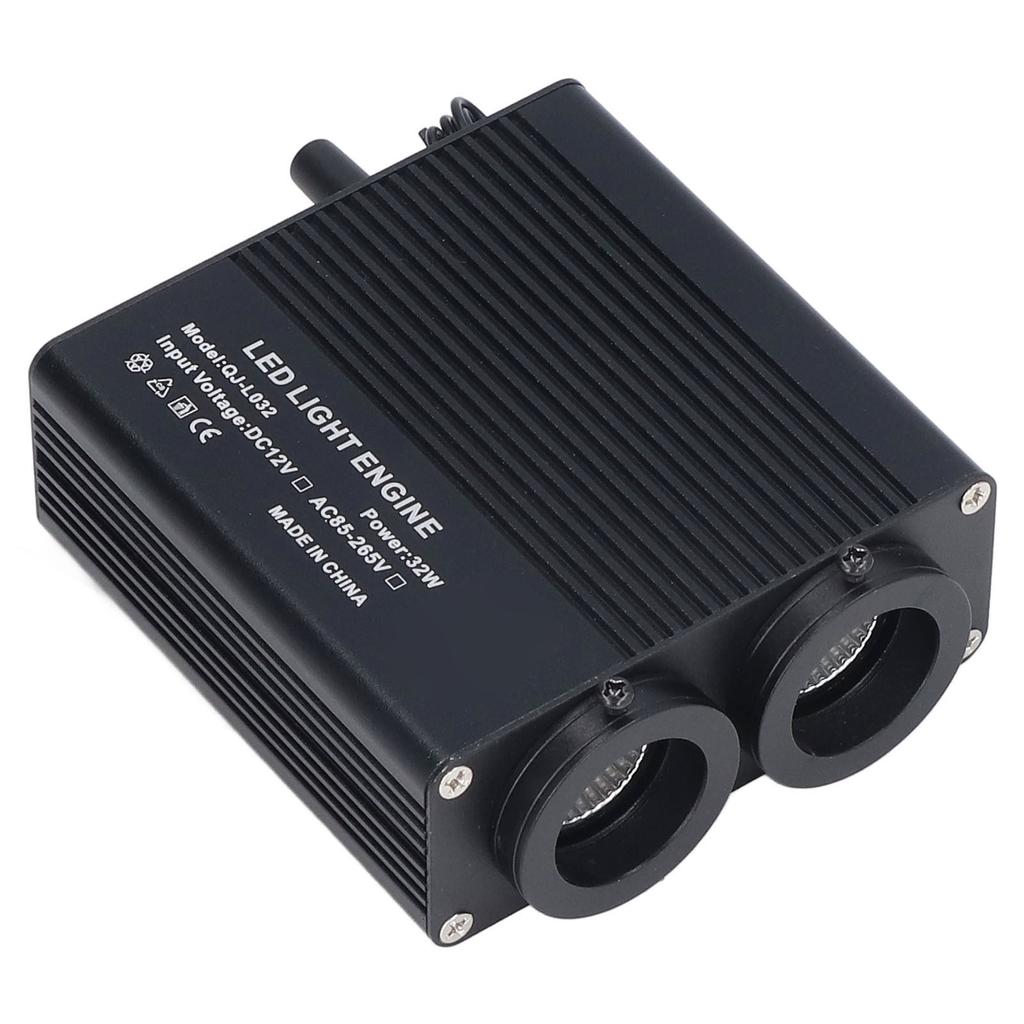 Lichtquelle mit optischen Fasern RGBW Bluetooth App Musik Fernbedienung Dual-End-Glasfaser-Treiber 32W