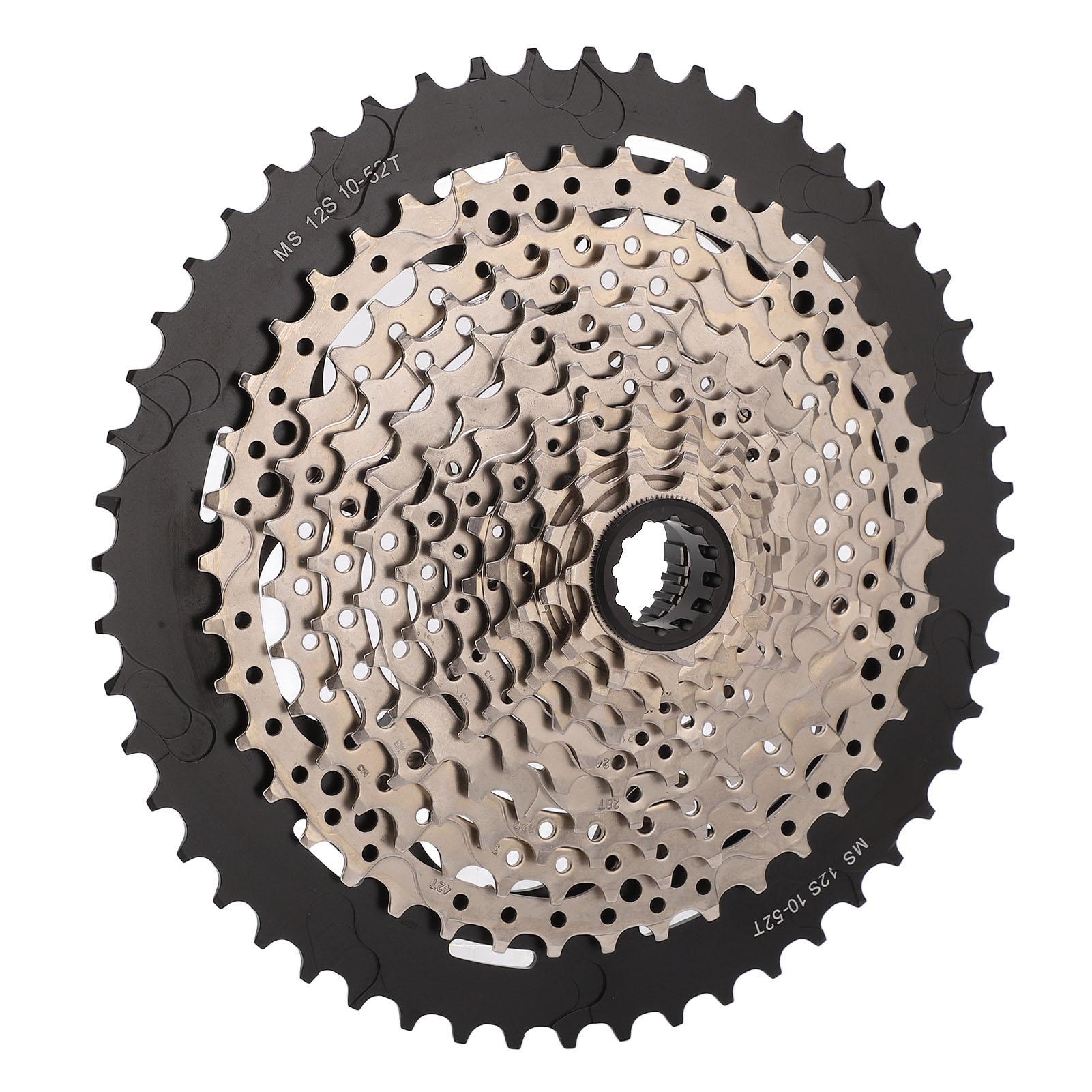 Mountain Bike Cassette Ultra Light Spline 12 Speed 10?52T Cassette for M7100 M8100 XTR M9100