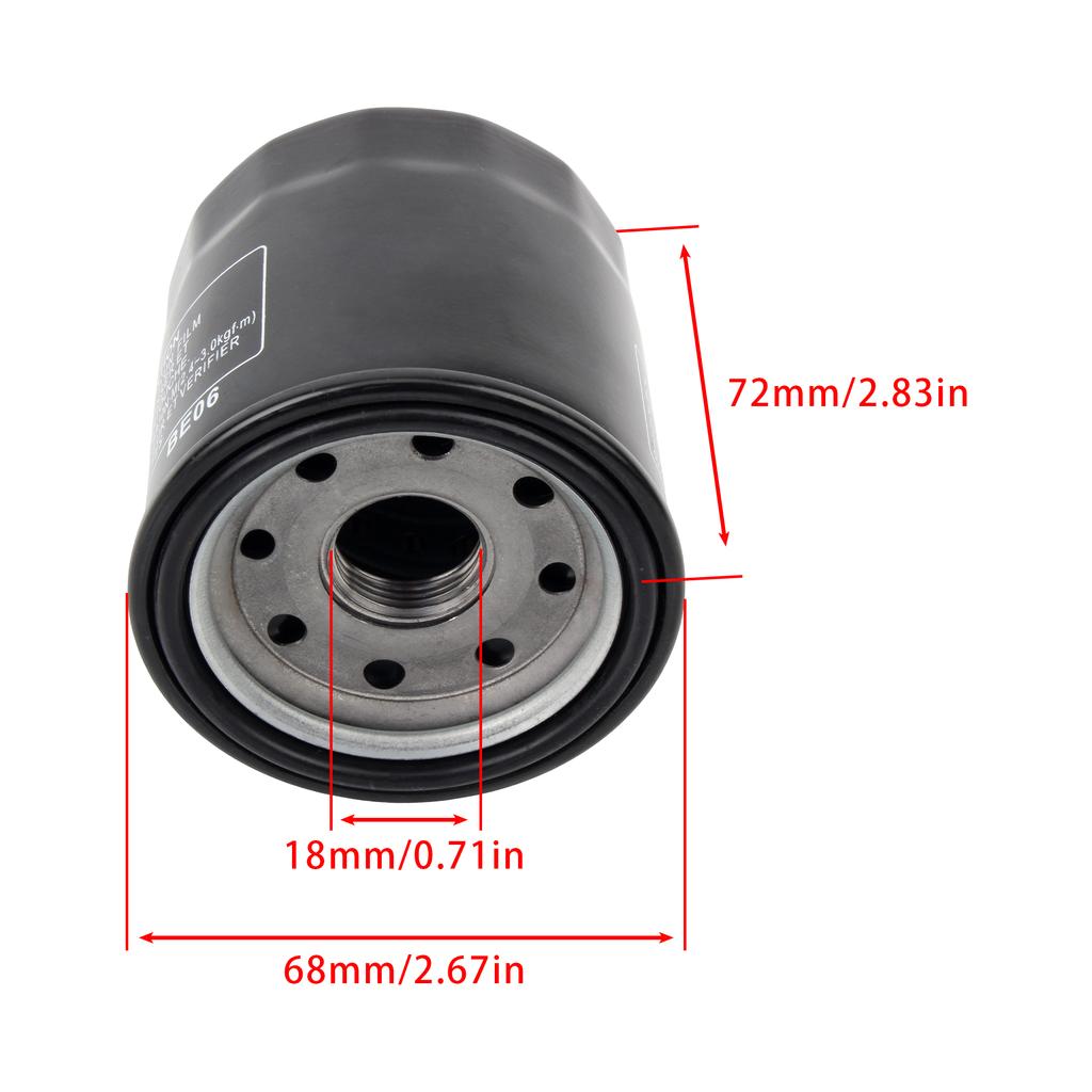 For Honda CB CBR 600 900 1000 RR VTR1000 XL1000 CB1300 ST1300 GL1800 Motorcycle Oil Filter Element Spare Parts 15410-MFJ-D01