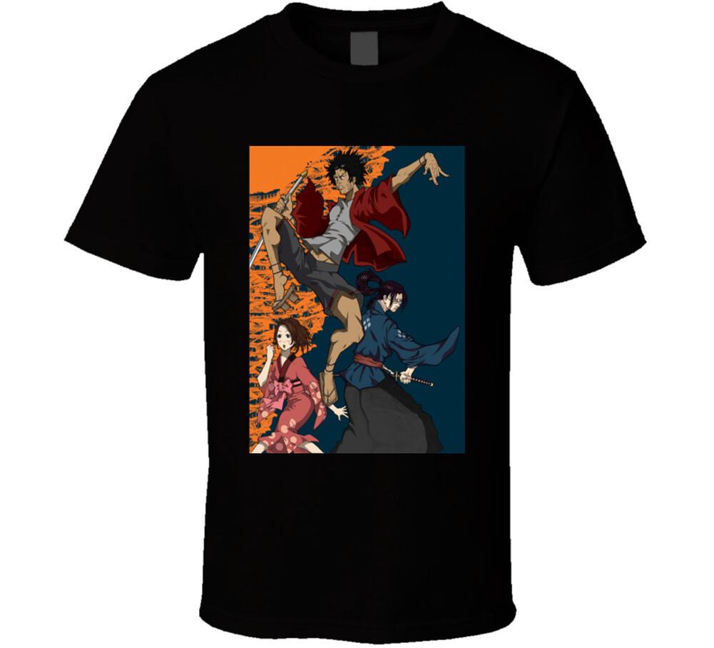New Samurai Champloo Anime TV Show Poster Cool Fan T Shirt L