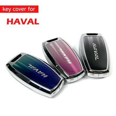 Metal Key Case Cover for HAVAL H2 H5 H6 F7 F7x Jolin Poer Remote Fob Holder Keychain Car Accessories