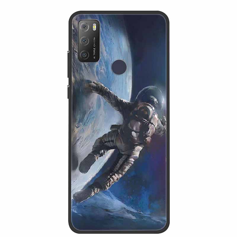 For Alcatel 1S 2021 Case Silicone Waterproof TPU Soft Phone Case For Alcatel 1S 1 S 2020 Capa Cartoon Coque Funda For 1SE 2020