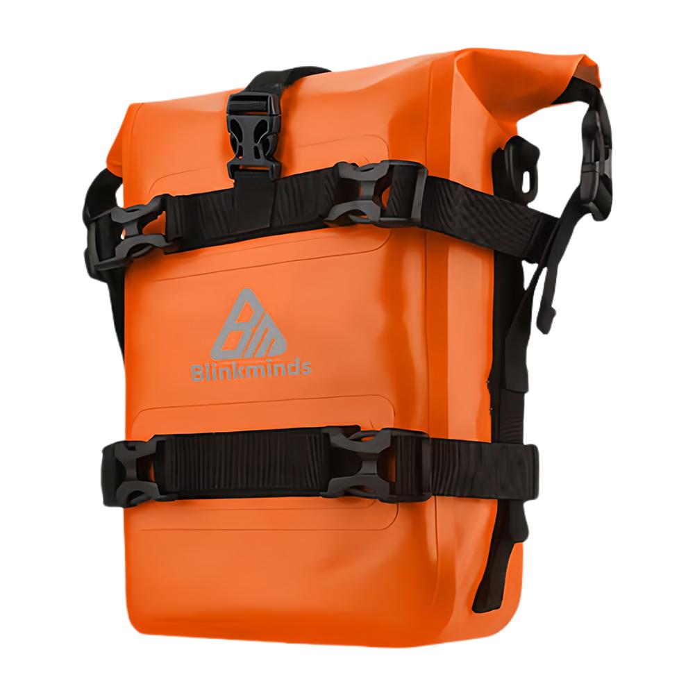 Motorcycle Tail Bag Waterproof with Shoulder Strap Motorbike Rear Rack Trunk Storage Bag Motorcycle Bumper Bag Motor Accessories