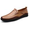 Genuine Leather Male Slip on Loafers Breathable Moccasins Driving Design Casual Shoes for Men Leisure Walk Man Business Footwear