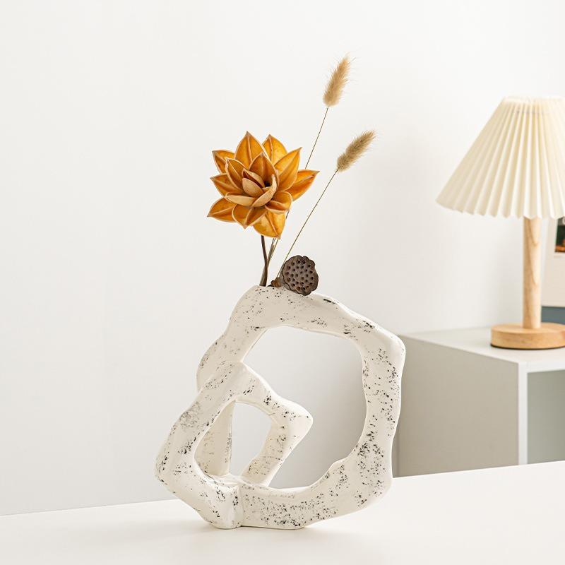 Modern Creative Special-shaped Vase Ceramic Living Room Entrance Wine Cabinet Decoration Home Creative Nordic Decorative Pieces