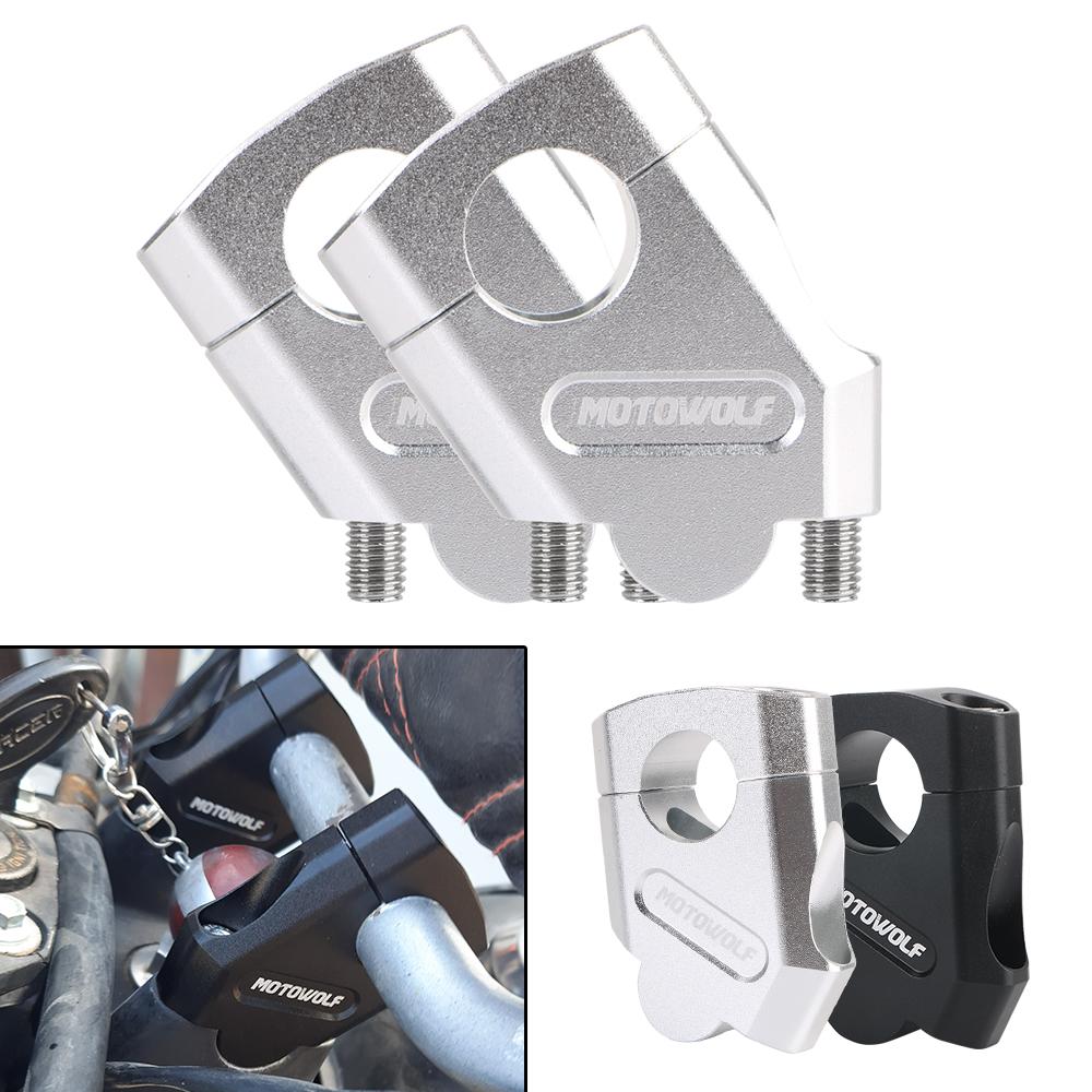 Motocross Handle Clamp For Yamaha For BMW Motorbike Accessories Mount Pit Bike Universal 22mm 28mm Extend Adapter Motorcycle Handlebar Riser
