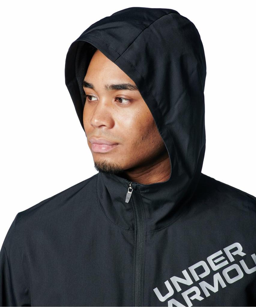 Under Armour UA Tricot Lined Woven LG Jacket, Black,