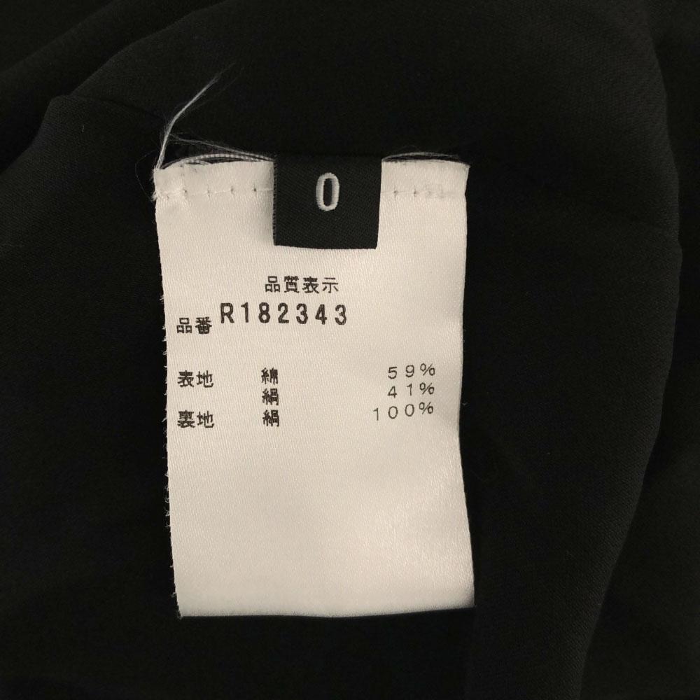 Proenza Schouler Short sleeve Long dress black fringe Women Used