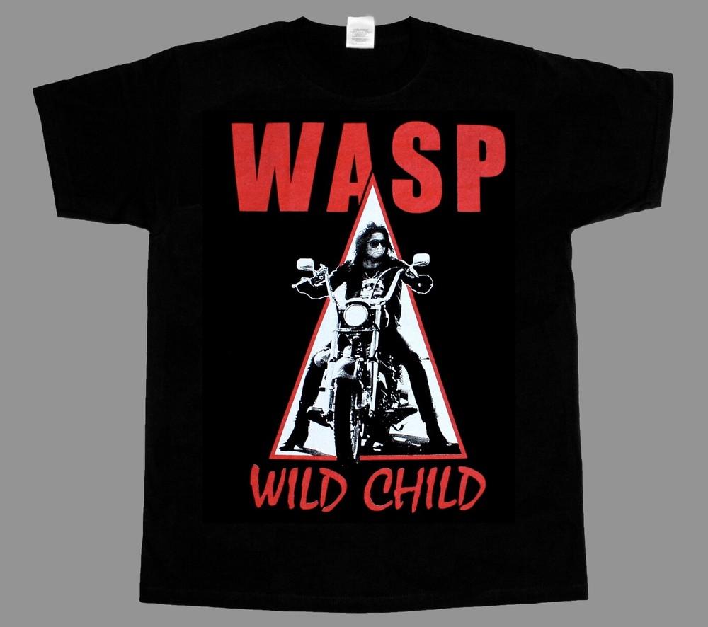 Wasp crimson idol wasp wild child new shortlong sleeve tshirt M