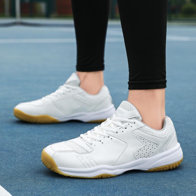 36-45 Couple Plus Size Shock-absorbing Anti Slip Wear-resistant Breathable Tennis Shoes Table Tennis Shoes Badminton Training Shoes