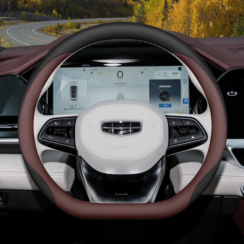 Geely Steering Wheel Cover: Ultra-Thin, All-Season Fit for Xingyue L, Xingrui, Emgrand, Binyue