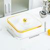 5-Compartment Serving Tray for Snacks And Fruits, Portable Food Container