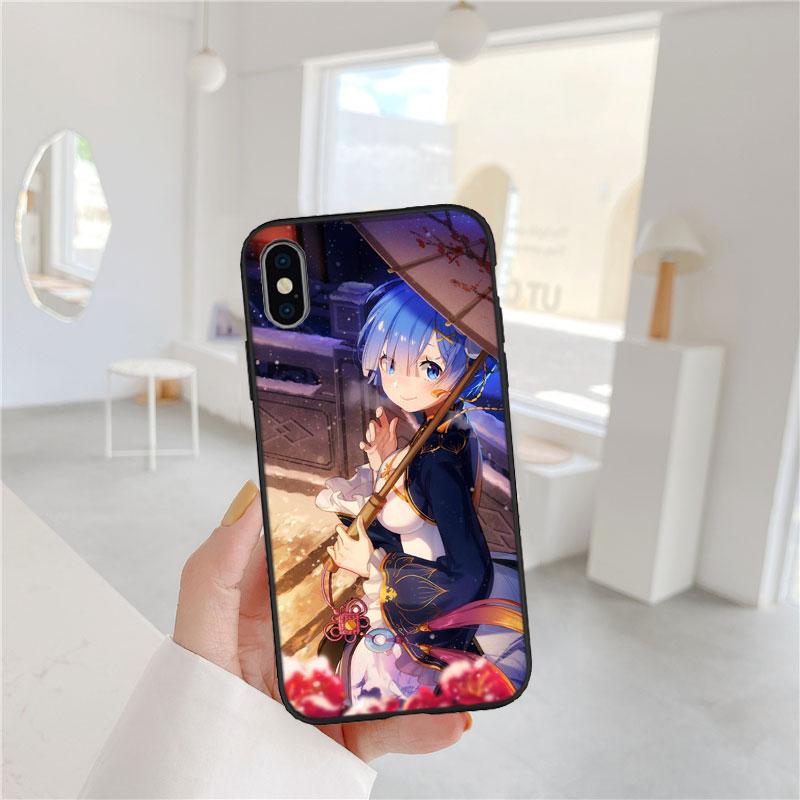 CJ48 Emilia Re Zero Ram Rem Phone Case for Samsung Galaxy S20 S21 S22 Ultra FE + Plus A21S A22 A24 A25 A26 A30 A30S A31