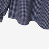ZANZEA Women Long Sleeve Round Neck Plaid Splicing Casual Basic Pullover Tops Blouse