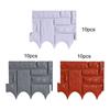 10x Garden Fence Flower Bed Fencing Simple Installation Landscape Edging Border for Patio