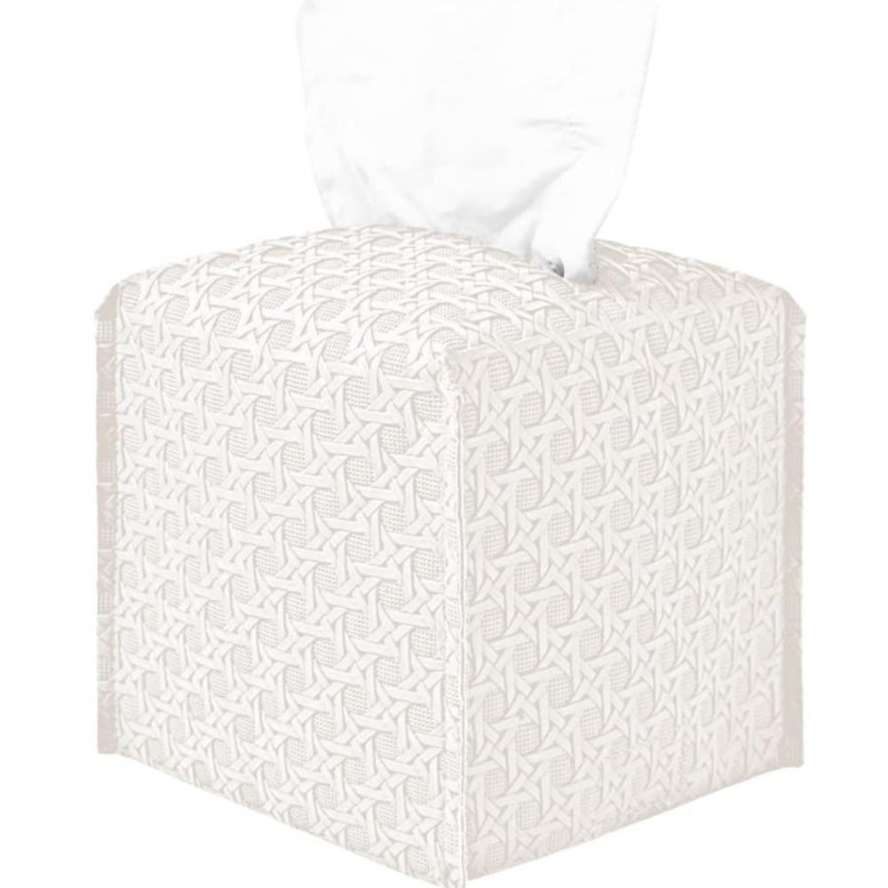 Large-Capacity Drawer Box PU Leather Foldable Tissue Box Modern Square Tissue Box  Car