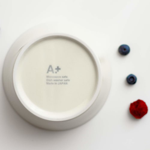 Aito Seisakusho "Ciel" Medium Bowl with Lid, Microwave-Safe, Canister, Approx. 14cm Diameter x 7cm Deep, White, Storage Container, Mino Ware, Made in