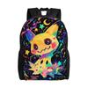 Pokemon Backpack Ita Bag  Mochila Daily Office Work Retro Washable Rucksack