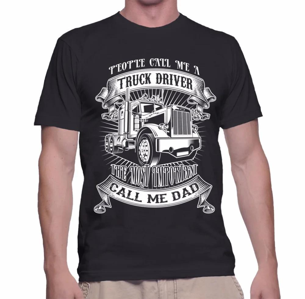 Fashion Trucker Father Humor Dust Road T Shirt 100 Cotton Short Sleeve ONeck Casual Tshirts Loose Top Size S3XL