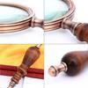 10x High Quality With Wooden Handle Read Tool High Magnification Magnifier Jewelry Loupe Eye Loupe Glass Reading Magnifier