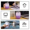 BOTTLE BOTTLE Tumbler 360ml, with Lid, Vacuum Insulated, Keeps Drinks Hot or Cold, Stainless Steel Coffee Cup, Stylish Gift, Gradient Pink and Red.