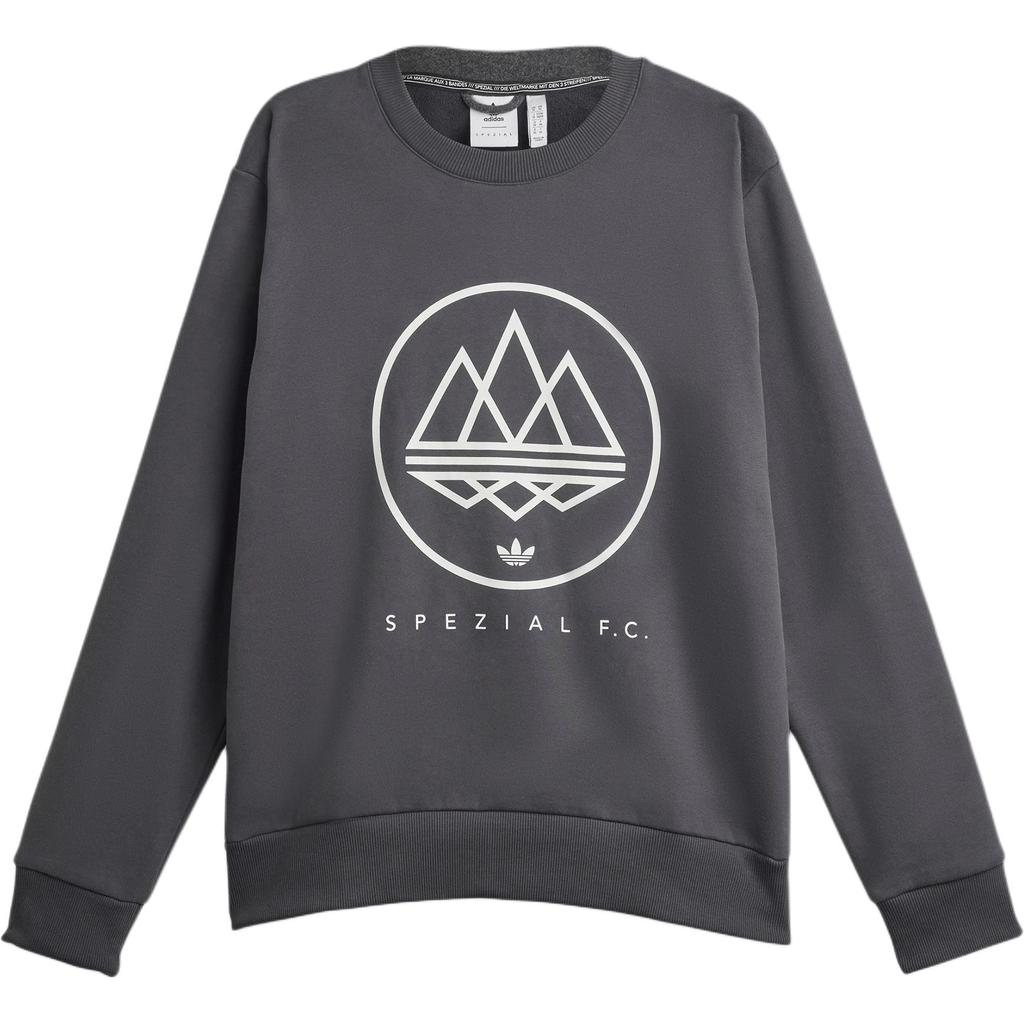 Adidas Spezial FC Sweatshirt Utility Black Men Tops Grey JE6091