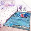 1PC Pokémon Cards Greninja Print Rug Carpet for Living Room Children Bedroom Mat Sofa Doormat Floor Rug Home Decor Anti Slip Mat