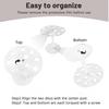 11-Hole Scissor Holder Barber Organizer Acrylic Stand Storage Organizer Desk Accessories For Makeup Brush Combs Clips