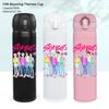 Stainless Steel Bouncing Thermos Cup KPOP Demon Hunter Girl Water Cup Shaga Male Ghost Sports Cup Car