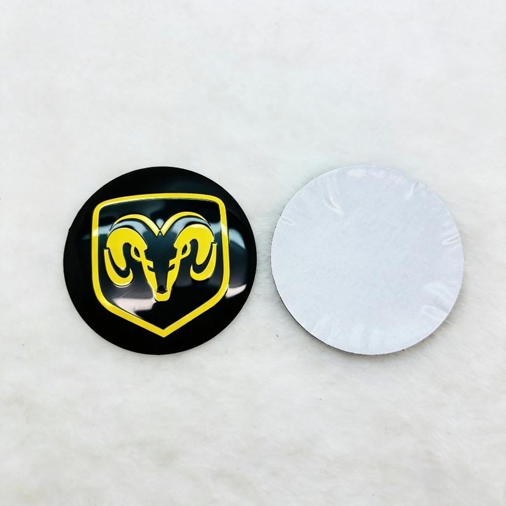 Car Wheel Center Hub Cap Emblem Sticker Accessories For Dodge Durango Caliber Journey Dakota Charger Ram 1500 Avenger Challenger DD8