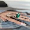 Серебряное кольцо с натуральным агатом 1.824ct, вес изделия 2,74 гр (2189787)