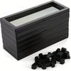 10/15 Dust Free Anti-oxidation Display Box 3D Floating Frame Jewelry Case Coins Treasure Necklaces Bracelets Display Travel Home