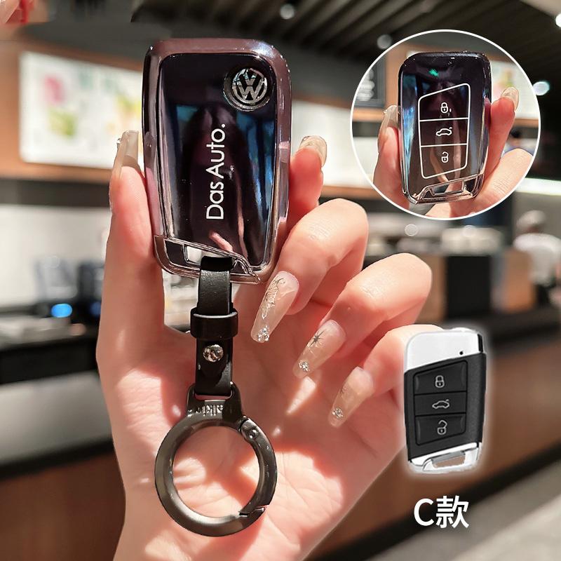3 Buttons Car Key Case Full Cover For VW Volkswagen Polo Tiguan Passat B5 B7 Golf 4 5 MK6 Jetta Lavida Polo MK4 Bora Bora Touran zh0