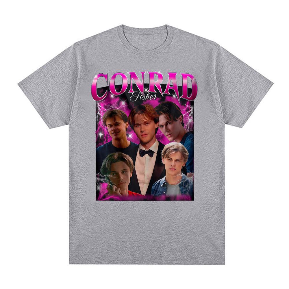 Tričko Conrad Fisher Limitovaná edice, Conrad Cousins Beach Plavba lodí Volné a pohodlné Letní potisk 100% Čistá bavlna