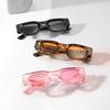 2026 Trendy Women's Square Frame Sunglasses In Transparent Pink with UV Protection