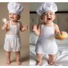 Play Chef Role Outfit Children Apron Sets For Kids Cooking Photoshoot Props