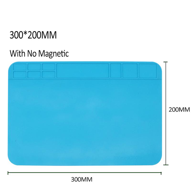 Heat Insulation Working Mat Repair Pad Welding Soldering Work Station Heat-resistant Desk Platform Silicon for Computer Phone