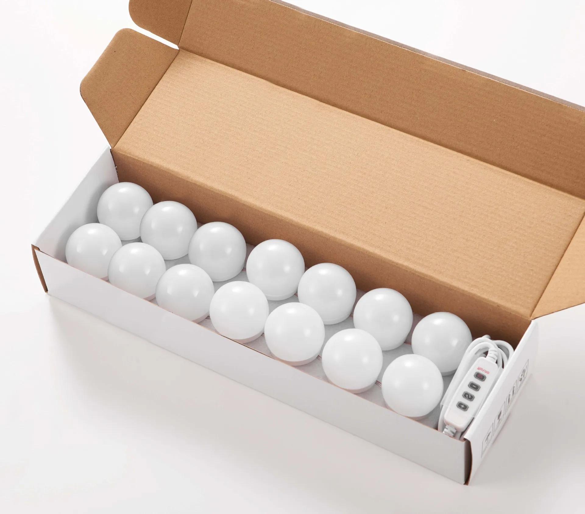 

Високоякісне голлівудське дзеркало з підсвічуванням Туалетний столик Повні 4/8/14 Диммовані лампи Світлодіодне підсвічування Столик для макіяжу