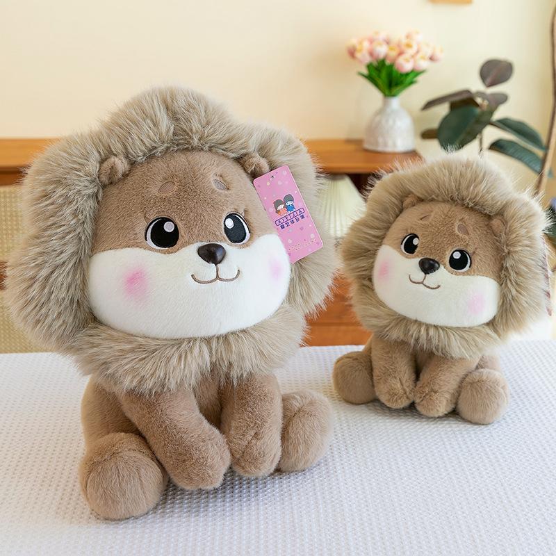 New Cute Little Lion Doll High-quality Healing Girl Birthday Gift Bedroom Ornament for Girlfriends